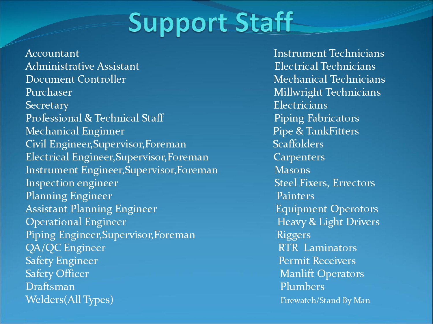 Management Team Structure